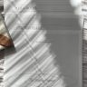 A stack of business documents with sunlit shadows, featuring a startup planner.