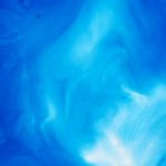 Vibrant abstract blue watercolor texture, perfect for creative backgrounds and design elements.